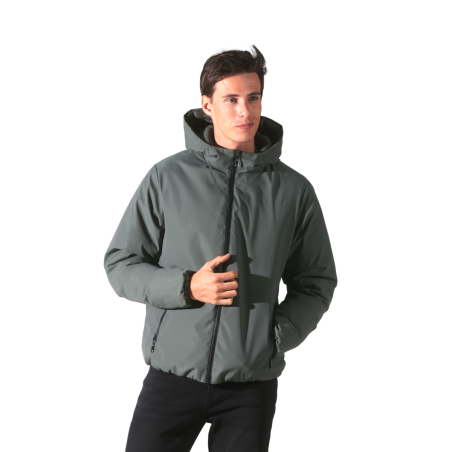 WAXX moška obojestranska puhasta jakna STORM kaki