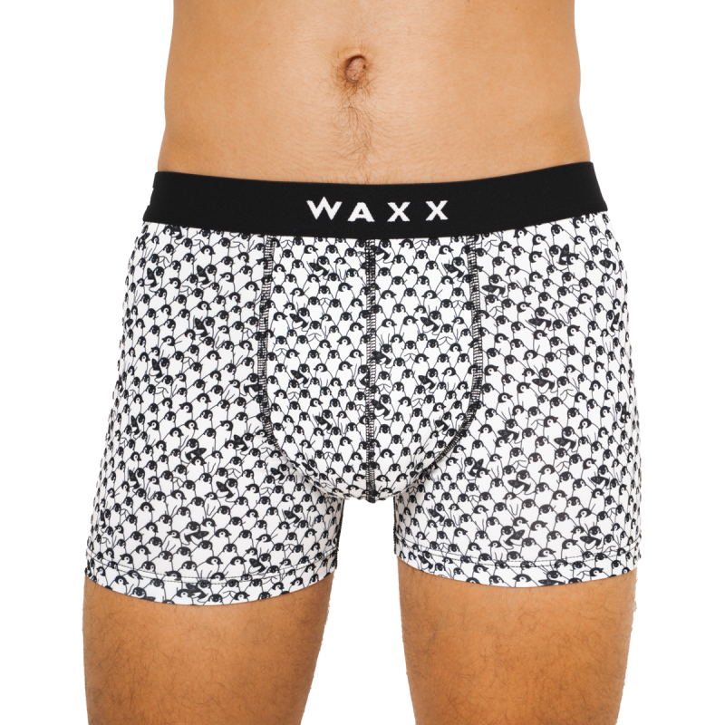 WAXX moške spodnjice WHITE PINGUINS