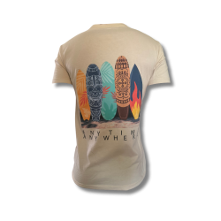 WAXX Moška Kratka Majica SURFING beige