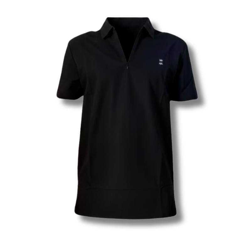 Waxx moška kratka majica NYSKIN ZIPPE noir